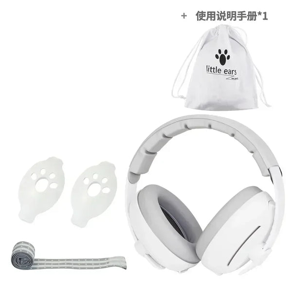 New Baby Ear Protection Noise Cancelling Headphones 2-in-1 Convertible Design Noise Reduction Earmuffs for Infant Improves Sleep