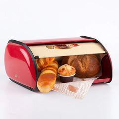 Bread Storage Box Large Capacity Stainless Steel Bread Cake Dessert Box Seal Container Kitchen Storage Organizer Supplies