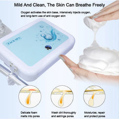 Magic Oxygen Bubble Beauty Instrument Facial Cleaning Mite Removal White Rejuvenation SPA Beauty Salon Management Device Machine