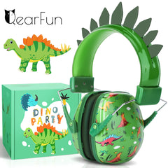 Kid's Unicorn Dinosaur Noise Reducing Headphones Children's Girls' Adolescent Foldable Adjustable Earmuffs Suitable for School