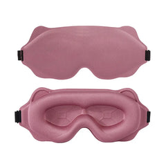 New 3D Light Blocking Sleep Eye Mask Male Breathable Solid Color Non Pressing Blindfold Students Napping Sleep Eyeshade