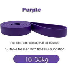 Exercise Elastic Resistance Bands Rubber Band Workout Loop Strength Pilates Fitness Equipment Training Expander Auxiliary Band