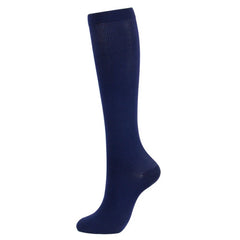 Unisex Socks Compression Stockings Pressure Varicose Vein Stocking Knee High Leg Support Stretch Pressure Circulation Cool Socks