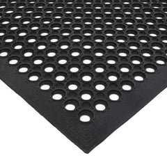 US Home Non-slip Rubber Door Holes Drainage Restaurant Kitchen Bar Floor Mat