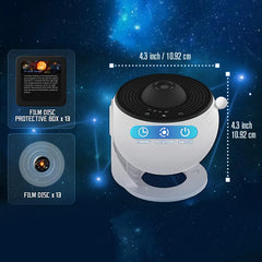 Galaxy Projector, Planetarium Star Projector Realistic Starry Sky Night Light ,Solar System Constellation Moon for Kids Bedroom