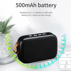 VIKEFON Fabric Speaker Bluetooth Wireless Connection Portable Outdoor Sports Audio Stereo Support Tf Card Mobile Phone Universal