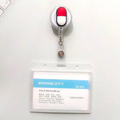 1Pcs Retractable Pull Badge Nurse Cute Badge Reel Clip Badge Holder Doctor ID Card Chain Clips School Student Office