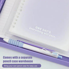 Double Layer With Side Opening Secure Clasps Holds 300+ Sheets With Pen Case Nursing Clipboard Folder Case Office Clipboard