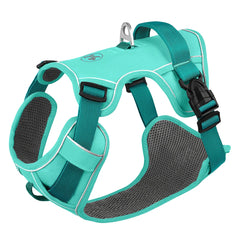 Mesh Breathable Dog Harness Nylon Reflective Dog Harnesses Vest Durable Pet Training Vest Adjustable for Small Medium Large Dogs