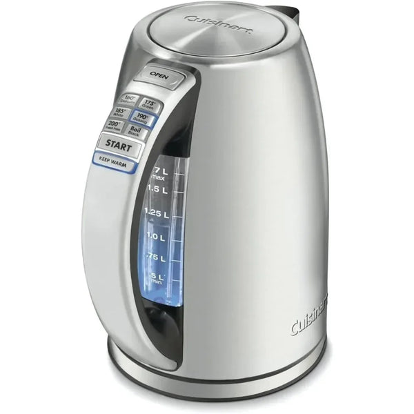 Cuisinart 1.7-Liter Stainless Steel Cordless Electric Kettle with 6 Preset Temperatures