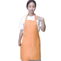 Custom Design Brand Logo Black Unisex Waiter Cooking Restaurant Pocket Printing Adjustable Hanging Neck Men Aprons for Woman