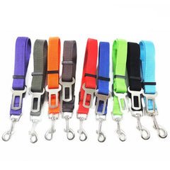 Amazon Car Dog Safety Buckle Pet Thickened Nylon Traction Elastic String Retractable Car Seat Belt Manufacturer