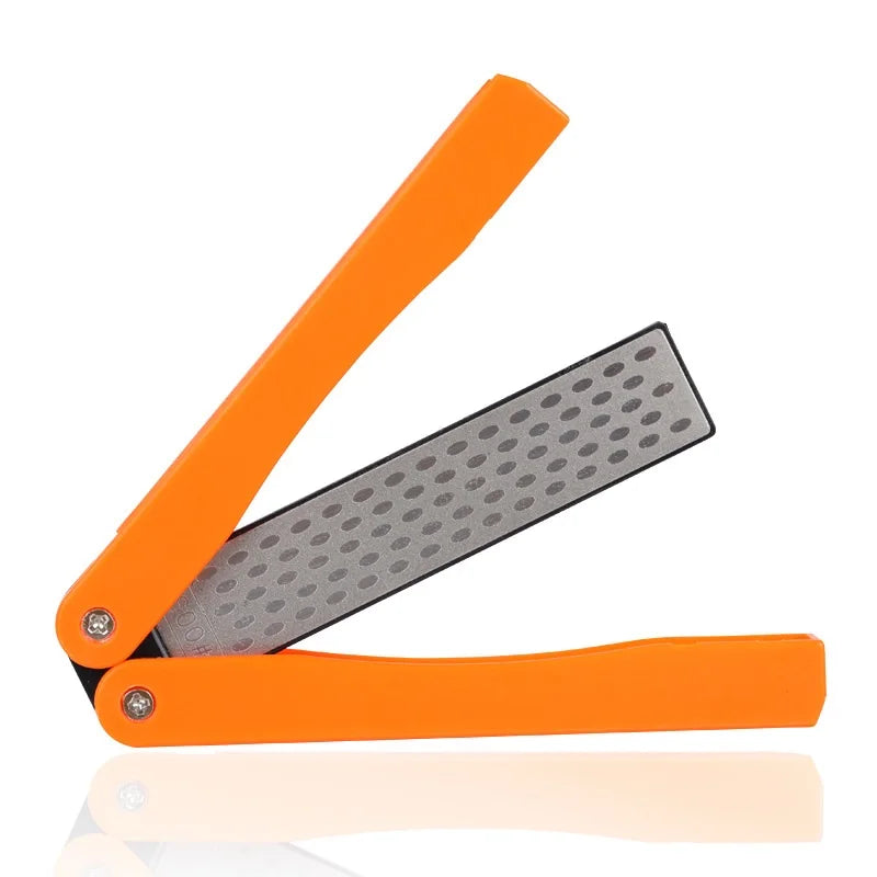 Double Sided Folded Pocket Sharpener Diamond Knife Sharpening Stone Kitchen Tool Professional Grindstone Knife Fast Sharpener