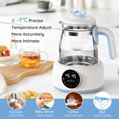 Sejoy Electric Kettle Temperature Control Instant Dispense Baby Warm Water Electric Tea Coffee Kettle