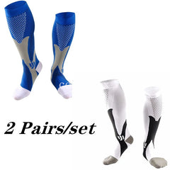 2/3/4 Pairs Compression Socks Knee High Sports Socks Medical Nursing Stockings Varicose Veins Socks Outdoor Cycling Socks