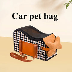 Pet car bag portable pet home multi-function armrest box dog shoulder bag center console