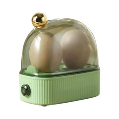 Electric Egg Boiler Automatic Cooker Rapid Egg Boiler Breakfast Machine Multi-Function Egg Cooker 2 Eggs Portable Food Steamer