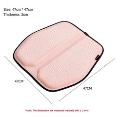 Car Gel Cooling Seat Cushion 3D Honeycomb Cool and Breathable Cool Ice Silk Car Home Office Chair Cushion Car Accessories