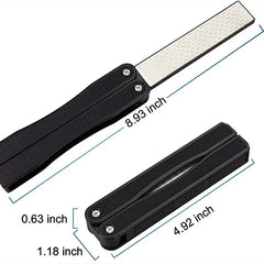 Double Sided Folded Pocket Sharpener Diamond Knife Sharpening Stone Kitchen Tool Professional Grindstone Knife Fast Sharpener