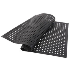 US Home Non-slip Rubber Door Holes Drainage Restaurant Kitchen Bar Floor Mat