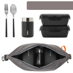 Insulated Lunch Bag Insulation Bento Pack Aluminum Foil Rice Bag Meal Pack Ice Pack Portable Dinner Picnic Food Storage Handbag