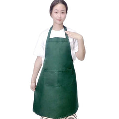 Custom Design Brand Logo Black Unisex Waiter Cooking Restaurant Pocket Printing Adjustable Hanging Neck Men Aprons for Woman