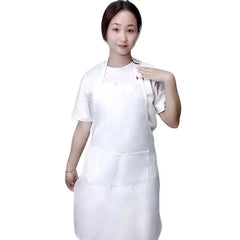 Custom Design Brand Logo Black Unisex Waiter Cooking Restaurant Pocket Printing Adjustable Hanging Neck Men Aprons for Woman