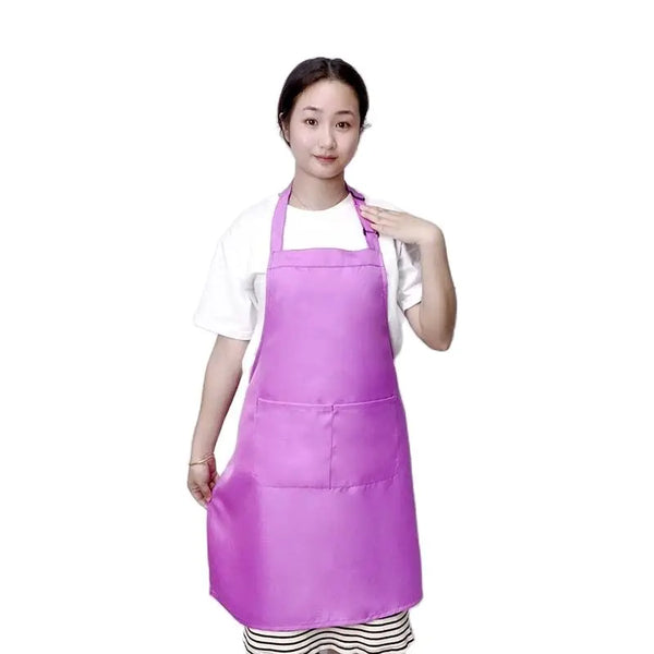 Custom Design Brand Logo Black Unisex Waiter Cooking Restaurant Pocket Printing Adjustable Hanging Neck Men Aprons for Woman