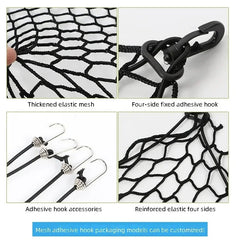 Car Dog Rear Seat Fence Barrier Auto Trunk Cat Isolation Protection Net Universal SUV Separation Storage Mesh Pet Safety Supply