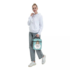 Custom Enfermera En Apuros Doctor Nurse Medical Lunch Bag Women Thermal Cooler Insulated Lunch Boxes for Kids School Children