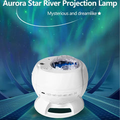 Nordic LED Projection Spotlight Northern Lights Starry Sky Bluetooth Rechargeable Lamp For Ceiling Living Room Ambient Lighting