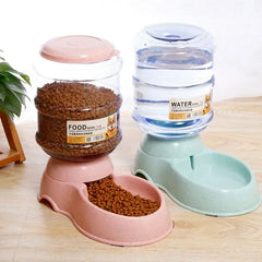 Dog Automatic Feeders Plastic Water Bottle Cat Bowl Feeding and Drinking Dog Water Dispenser Pet Feeding Bowl Pet Supplies