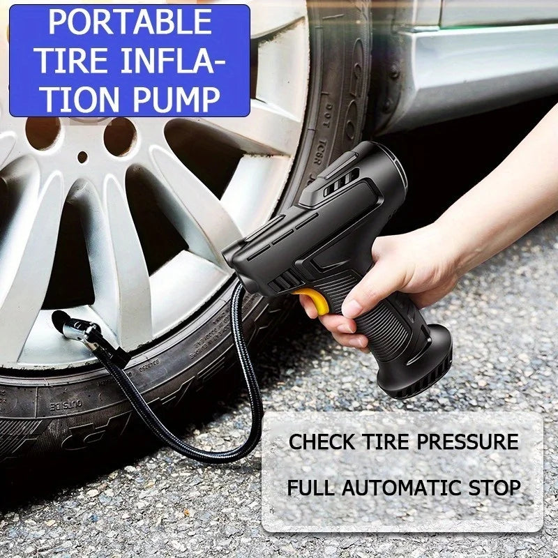 Wireless charging car handheld smart home car electric portable tire air pump burst car air pump