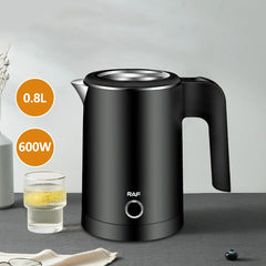 Travel Electric Kettle Tea Coffee 0.8L Stainless Steel Portable Water Boiler Pot For Hotel Family Trip Kitchen Smart Kettle Pot