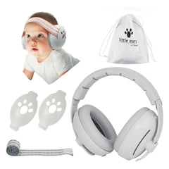 New Baby Ear Protection Noise Cancelling Headphones 2-in-1 Convertible Design Noise Reduction Earmuffs for Infant Improves Sleep