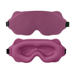 New 3D Light Blocking Sleep Eye Mask Male Breathable Solid Color Non Pressing Blindfold Students Napping Sleep Eyeshade