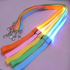 LED Light Up Dog Leash Luminous Rope Lead Leash For Dog Safety Flashing Glowing Dog Collar Harness Electronic Pet Accessories