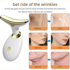 Neck Lifting Beauty Device Anti-Aging Anti Wrinkle Facial Massager Multifunction Neck Tightening Device Firming for Face Lift