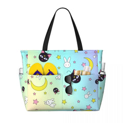 Sailor-Moon Large travel bag, waterproof beach bag, Pool, gym tote or camping bag