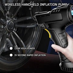 Wireless charging car handheld smart home car electric portable tire air pump burst car air pump