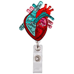 Lovely Cartoon Shiny PVC Medical Nurse Doctor Hospital Retractable Badge Reel Exhibition Name Card Holder Keychains Brooches