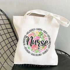 Women Shopper Bag Nursing Essentials Printed Harajuku Large Capacity Shopping Handbags Canvas Shopper Girl Tote Shoulder Bags