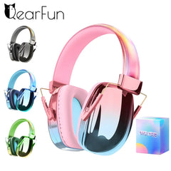 Fashionable Electroplated Earmuffs Kids Hearing protector Anti-noise Headphones For Autism children  Ear Defenders Toddlers Gift