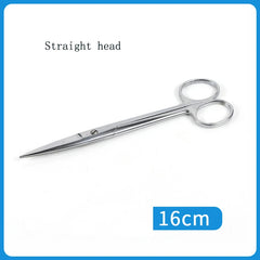 Stainless steel medical scissors Surgical instruments elbow pointed large eye nurse suture removal scissors