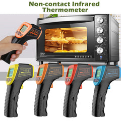 Infrared Thermometer No-contact Digital Industry LCD Screen Pyrometer IR Temperature Meter Imager Humidity Ambient Meter