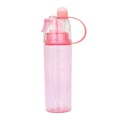 Large Capacity Straight Drink Cup Creative Portable Sports Water Bottle with Sprayer Cup High Capacity Climbing Cycling Gym