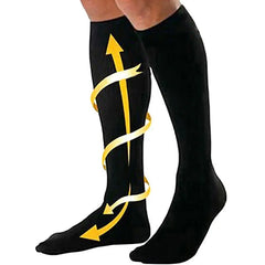 Unisex Socks Compression Stockings Pressure Varicose Vein Stocking Knee High Leg Support Stretch Pressure Circulation Cool Socks