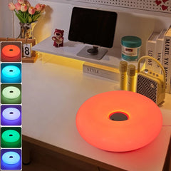 Bauhaus donut table lamp USB plug bedroom bedside decorative light living room dining room ambient light