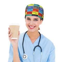 Wholesale Medication 
 Label Hat Cleaning Working Cap Beauty Salon Nursing Cap Male Surgical Hat Scrub Caps