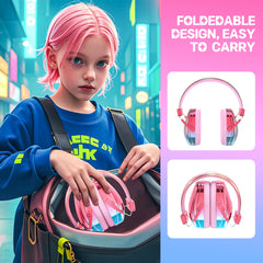 Fashionable Electroplated Earmuffs Kids Hearing protector Anti-noise Headphones For Autism children  Ear Defenders Toddlers Gift